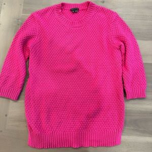 Theory hot pink sweater